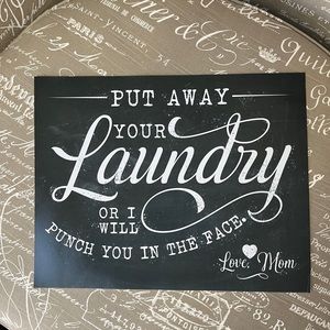 Wall Art Print for Laundry Room